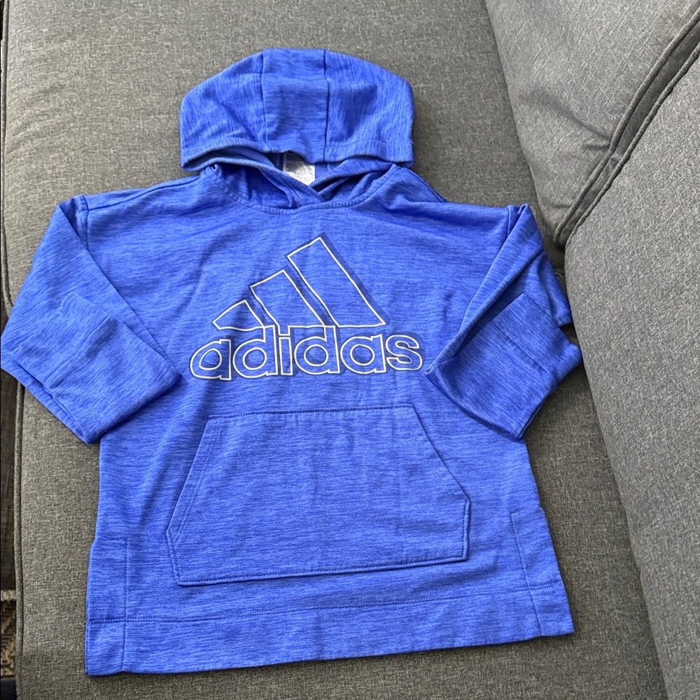 Adidas Kids Electric Blue Hoodie